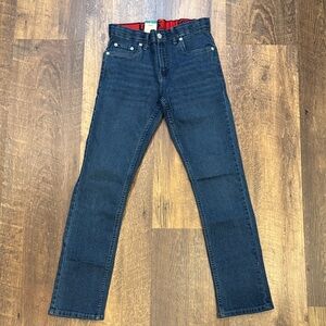 Levi's‎ 511 Slim Boys Size 14 Dark Blue Straight Jeans NWT